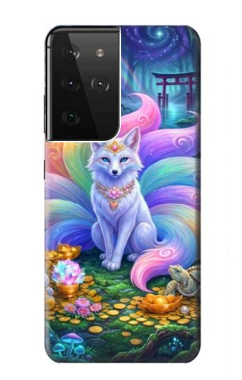 S4088 Fantasy Fox Spirit Magical Artwork Hülle Schutzhülle Taschen für Samsung Galaxy S21 Ultra 5G