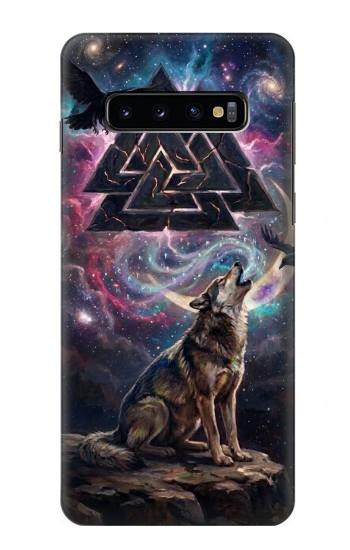 S4110 Mystic Wolf Ancient Symbol Artwork Hülle Schutzhülle Taschen für Samsung Galaxy S10