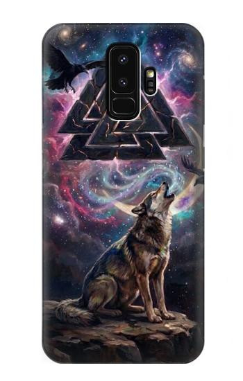 S4110 Mystic Wolf Ancient Symbol Artwork Hülle Schutzhülle Taschen für Samsung Galaxy S9 Plus