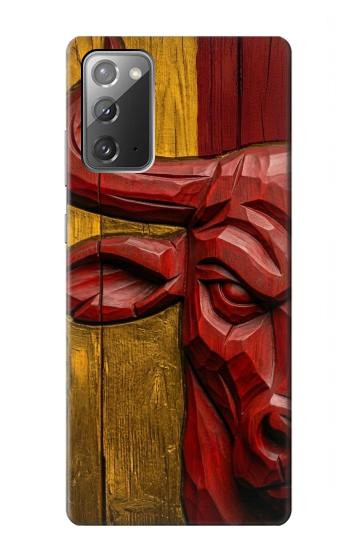 S4098 Span Bull Carved Artwork Hülle Schutzhülle Taschen für Samsung Galaxy Note 20