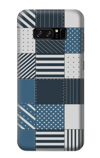 S4082 Modern Geometric Patchwork Pattern Hülle Schutzhülle Taschen für Note 8 Samsung Galaxy Note8