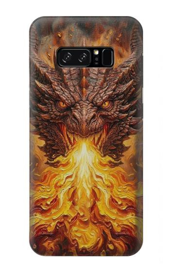 S4090 Epic Fire Dragon Fantasy Illustration Hülle Schutzhülle Taschen für Note 8 Samsung Galaxy Note8