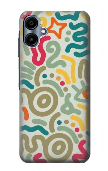 S4078 Abstract Colorful Doodle Pattern Hülle Schutzhülle Taschen für Samsung Galaxy A06