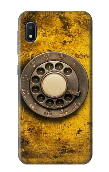 S4107 Retro Rotary Phone Dial Vintage Hülle Schutzhülle Taschen für Samsung Galaxy A10e