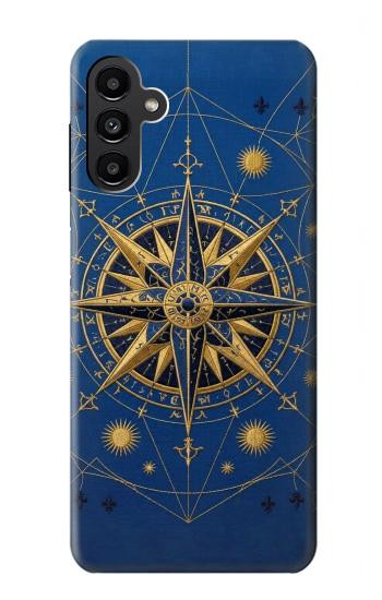 S4086 Nautical Compass Maritime Design Hülle Schutzhülle Taschen für Samsung Galaxy A13 5G