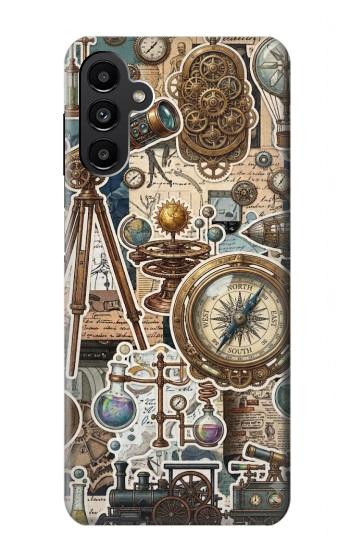 S4100 Vintage Scientific Discovery Collage Hülle Schutzhülle Taschen für Samsung Galaxy A13 5G