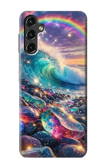 S4084 Rainbow Ocean Wave Fantasy Hülle Schutzhülle Taschen für Samsung Galaxy A14 5G