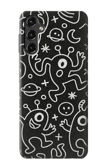 S4101 Cute Cartoon Monster Pattern Hülle Schutzhülle Taschen für Samsung Galaxy A14 5G