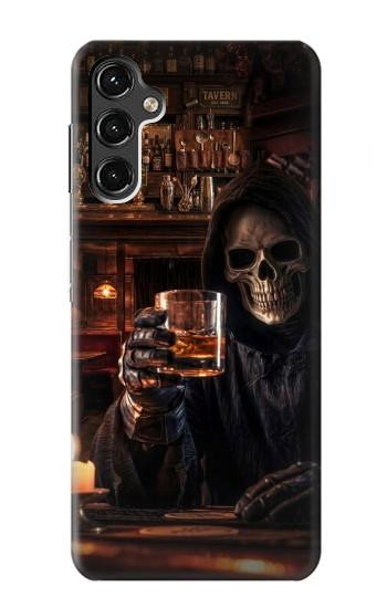 S4102 Vintage Skull Tavern Artwork Hülle Schutzhülle Taschen für Samsung Galaxy A14 5G