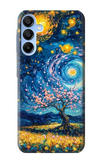 S4081 Dreamy Spiral Galaxy Night Sky Art Hülle Schutzhülle Taschen für Samsung Galaxy A15 5G