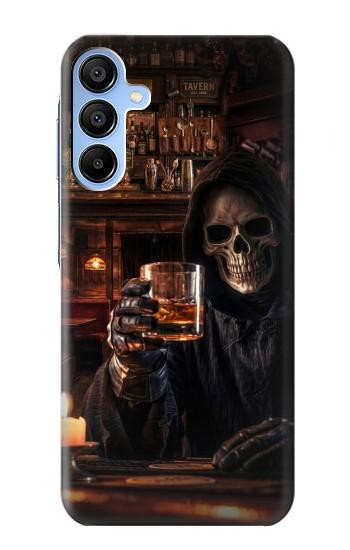 S4102 Vintage Skull Tavern Artwork Hülle Schutzhülle Taschen für Samsung Galaxy A15 5G