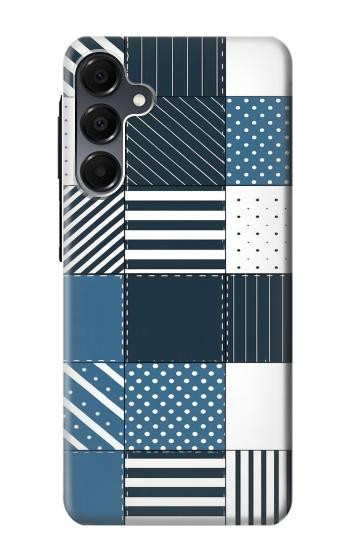 S4082 Modern Geometric Patchwork Pattern Hülle Schutzhülle Taschen für Samsung Galaxy A16 5G