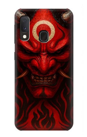 S4099 Mystic Red Demon Illustration Hülle Schutzhülle Taschen für Samsung Galaxy A20e
