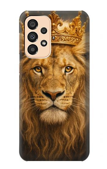 S4093 Royal Lion Portrait Artwork Hülle Schutzhülle Taschen für Samsung Galaxy A33 5G