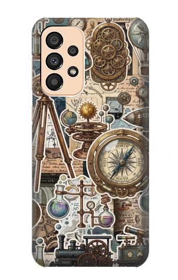 S4100 Vintage Scientific Discovery Collage Hülle Schutzhülle Taschen für Samsung Galaxy A33 5G