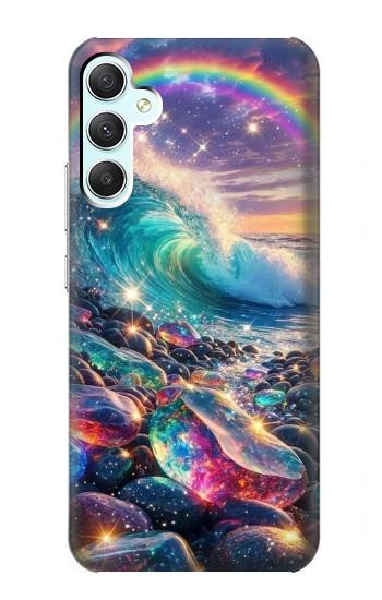 S4084 Rainbow Ocean Wave Fantasy Hülle Schutzhülle Taschen für Samsung Galaxy A34 5G