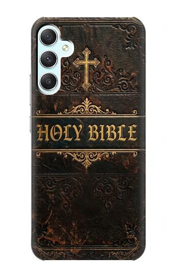 S4109 Vintage Antique Bible Book Cover Art Hülle Schutzhülle Taschen für Samsung Galaxy A34 5G
