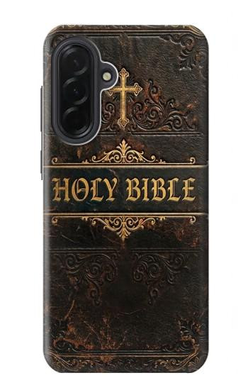S4109 Vintage Antique Bible Book Cover Art Hülle Schutzhülle Taschen für Samsung Galaxy A36