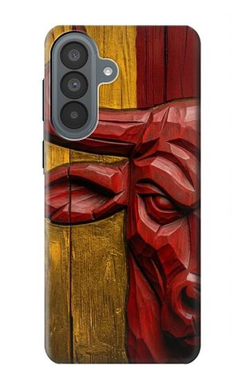 S4098 Span Bull Carved Artwork Hülle Schutzhülle Taschen für Samsung Galaxy A37
