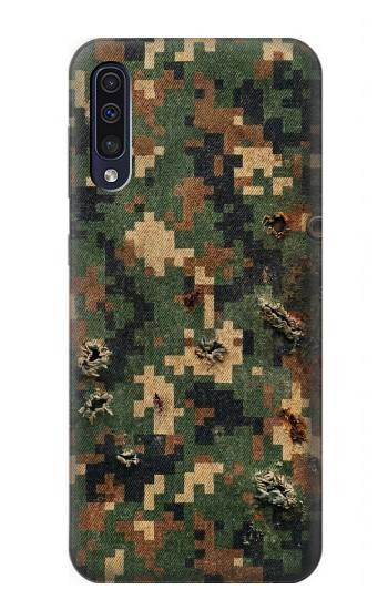 S4091 Green Digital Camouflage Pattern Hülle Schutzhülle Taschen für Samsung Galaxy A50