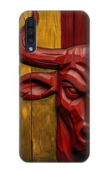 S4098 Span Bull Carved Artwork Hülle Schutzhülle Taschen für Samsung Galaxy A50