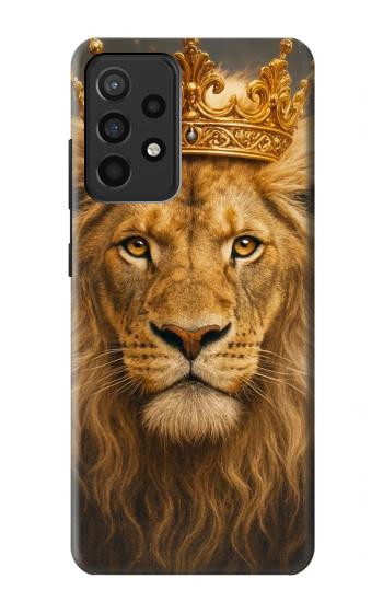 S4093 Royal Lion Portrait Artwork Hülle Schutzhülle Taschen für Samsung Galaxy A52, Galaxy A52 5G