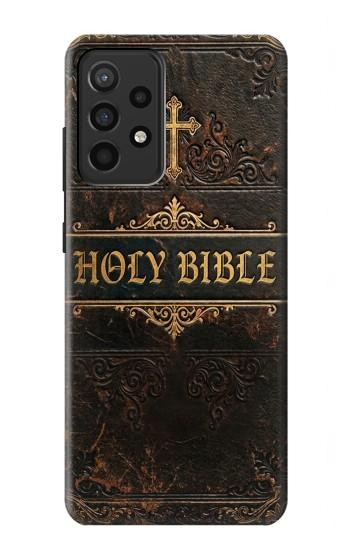 S4109 Vintage Antique Bible Book Cover Art Hülle Schutzhülle Taschen für Samsung Galaxy A52, Galaxy A52 5G