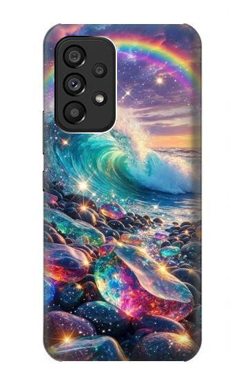 S4084 Rainbow Ocean Wave Fantasy Hülle Schutzhülle Taschen für Samsung Galaxy A53 5G