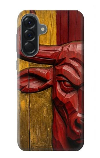 S4098 Span Bull Carved Artwork Hülle Schutzhülle Taschen für Samsung Galaxy A56