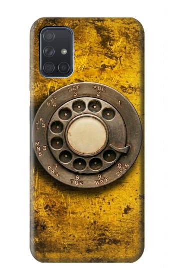 S4107 Retro Rotary Phone Dial Vintage Hülle Schutzhülle Taschen für Samsung Galaxy A71 5G