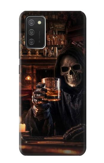 S4102 Vintage Skull Tavern Artwork Hülle Schutzhülle Taschen für Samsung Galaxy A03S