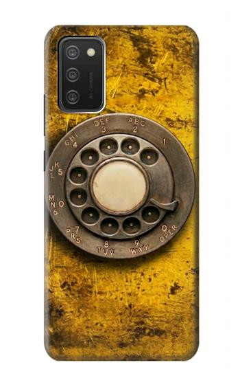 S4107 Retro Rotary Phone Dial Vintage Hülle Schutzhülle Taschen für Samsung Galaxy A03S