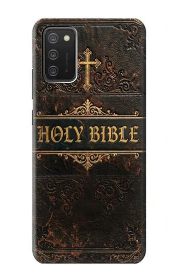 S4109 Vintage Antique Bible Book Cover Art Hülle Schutzhülle Taschen für Samsung Galaxy A03S
