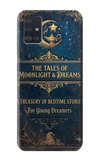 S4080 Moonlit Fantasy Bedtime Story Hülle Schutzhülle Taschen für Samsung Galaxy A51
