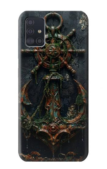 S4106 Vintage Maritime Anchor Helm Art Hülle Schutzhülle Taschen für Samsung Galaxy A51
