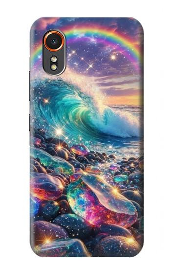 S4084 Rainbow Ocean Wave Fantasy Hülle Schutzhülle Taschen für Samsung Galaxy XCover7