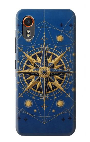 S4086 Nautical Compass Maritime Design Hülle Schutzhülle Taschen für Samsung Galaxy XCover7