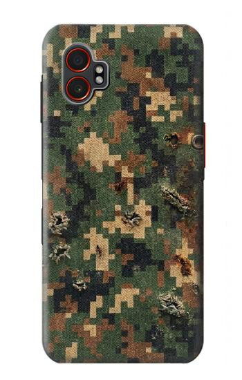 S4091 Green Digital Camouflage Pattern Hülle Schutzhülle Taschen für Samsung Galaxy XCover7 Pro