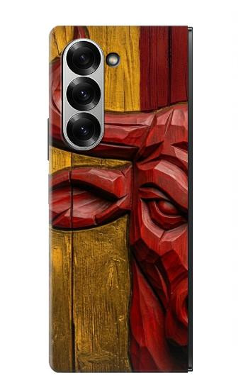 S4098 Span Bull Carved Artwork Hülle Schutzhülle Taschen für Samsung Galaxy Z Fold 7