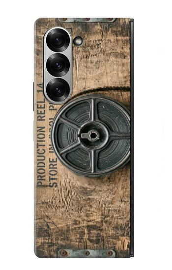 S4108 Vintage Camera Film Reel Artwork Hülle Schutzhülle Taschen für Samsung Galaxy Z Fold 6