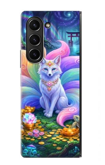 S4088 Fantasy Fox Spirit Magical Artwork Hülle Schutzhülle Taschen für Samsung Galaxy Z Fold 5