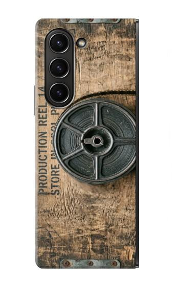 S4108 Vintage Camera Film Reel Artwork Hülle Schutzhülle Taschen für Samsung Galaxy Z Fold 5