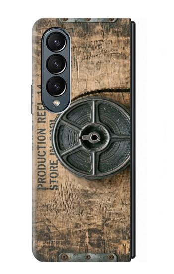 S4108 Vintage Camera Film Reel Artwork Hülle Schutzhülle Taschen für Samsung Galaxy Z Fold 4