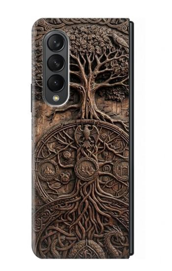S4103 Ancient Tree Of Life Symbol Art Hülle Schutzhülle Taschen für Samsung Galaxy Z Fold 3 5G