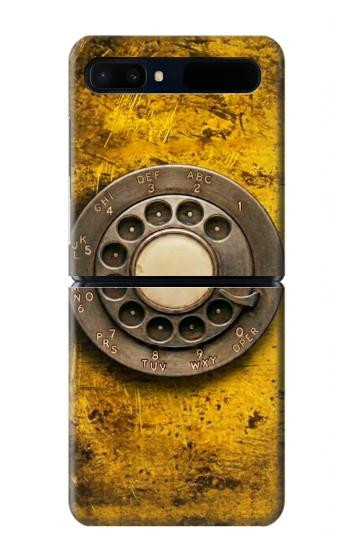 S4107 Retro Rotary Phone Dial Vintage Hülle Schutzhülle Taschen für Samsung Galaxy Z Flip 5G