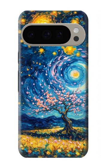 S4081 Dreamy Spiral Galaxy Night Sky Art Hülle Schutzhülle Taschen für Google Pixel 9 Pro
