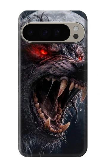 S4094 Wolf Moonlight Fantasy Art Hülle Schutzhülle Taschen für Google Pixel 9 Pro XL
