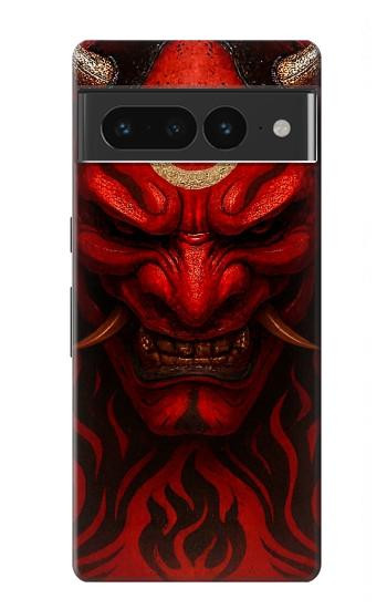 S4099 Mystic Red Demon Illustration Hülle Schutzhülle Taschen für Google Pixel 7 Pro