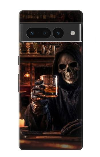 S4102 Vintage Skull Tavern Artwork Hülle Schutzhülle Taschen für Google Pixel 7 Pro
