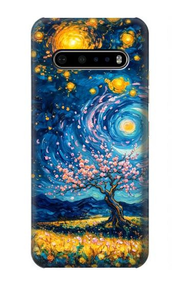 S4081 Dreamy Spiral Galaxy Night Sky Art Hülle Schutzhülle Taschen für LG V60 ThinQ 5G
